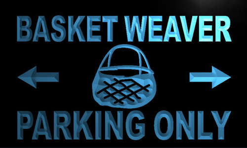 Basket Weaver Parking Only Neon Light Sign